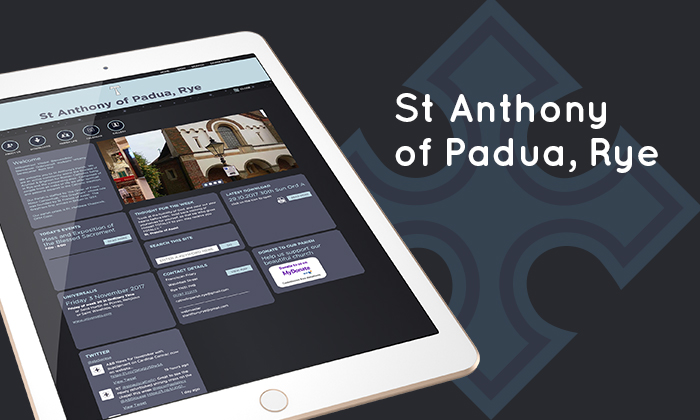 St Anthony Of Padua Using Parish Portal Website Design